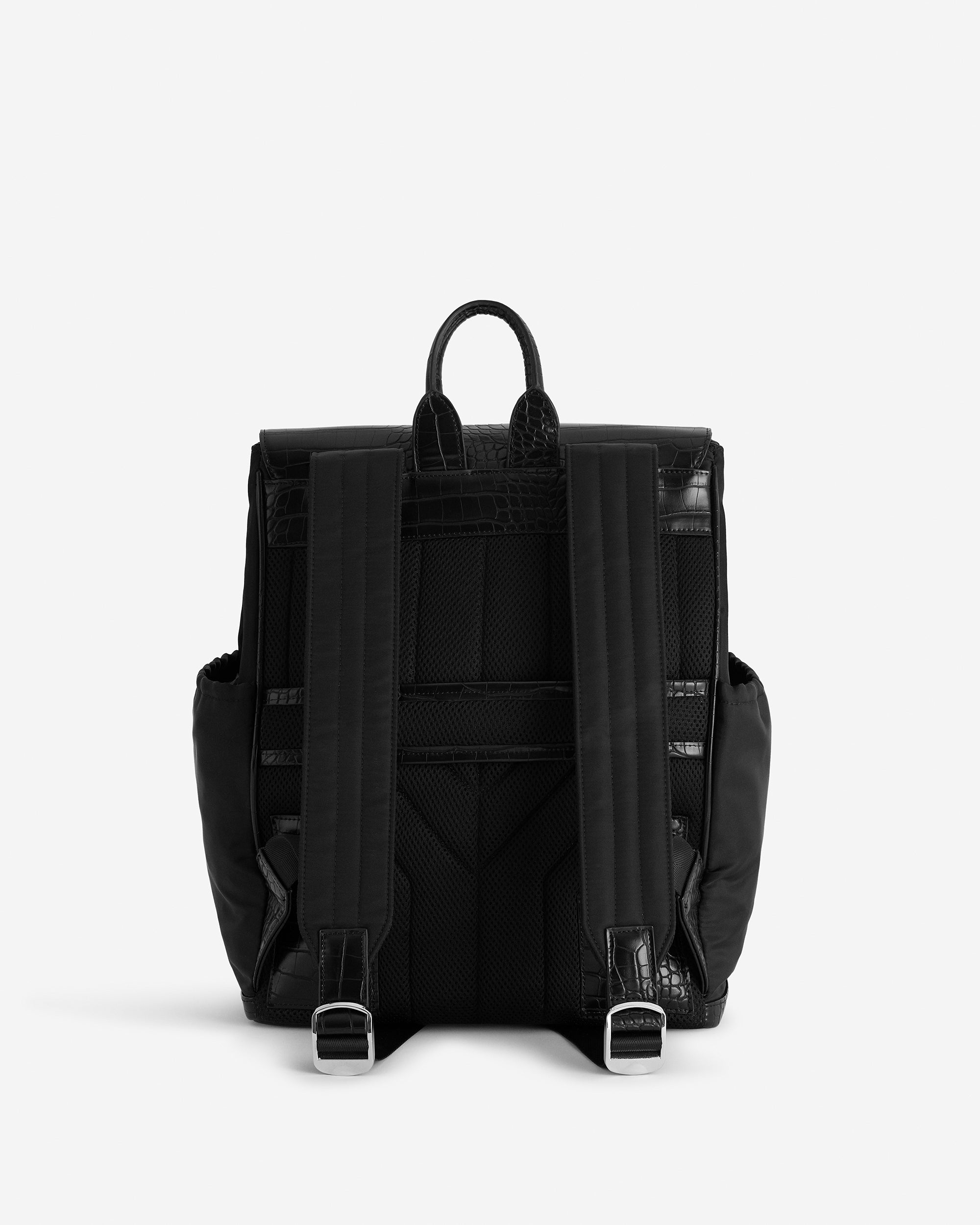 Giacobbe Black Croc Backpack - Image 3