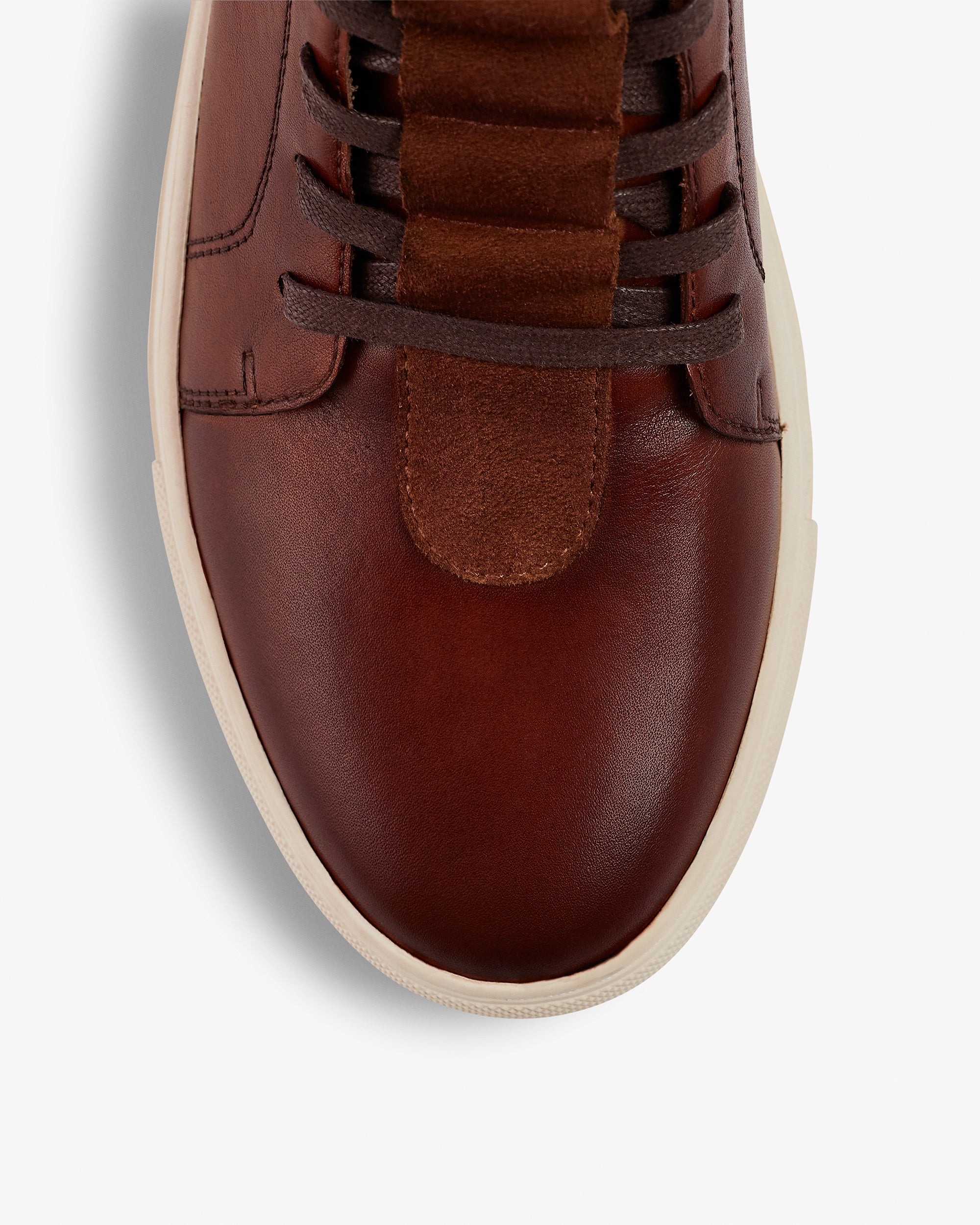Salomone High Top Leather Sneaker - Image 2